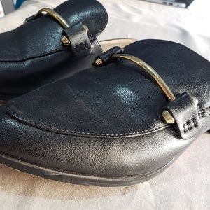 Express Slip On Mules Black
